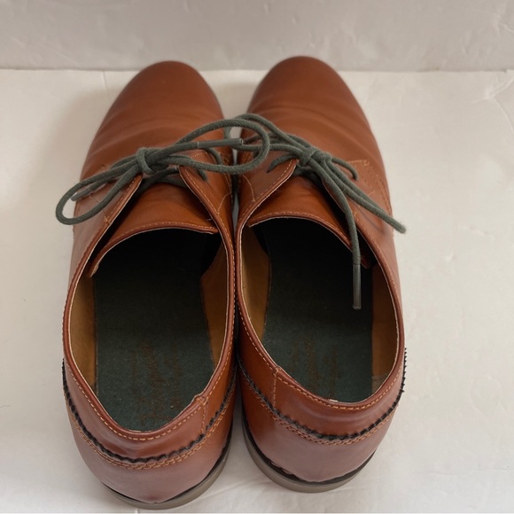 PENGUIN WAYLON OXFORDS LEATHER BUSINESS DRESS SHOES MENS Brown SZ 7 - Picture 2 of 13